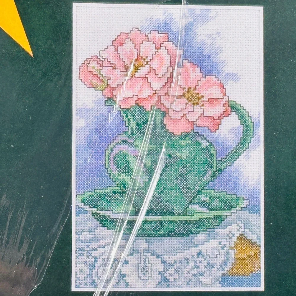 Elsa Williams Timeless Treasure Counted Cross Stitch Kit 01606 Flowers Pitcher